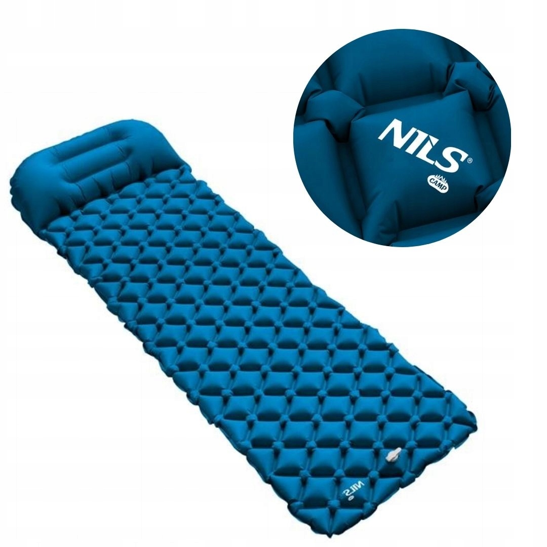 Lehká a pevná nafukovací podložka pod stan v obalu pumpička