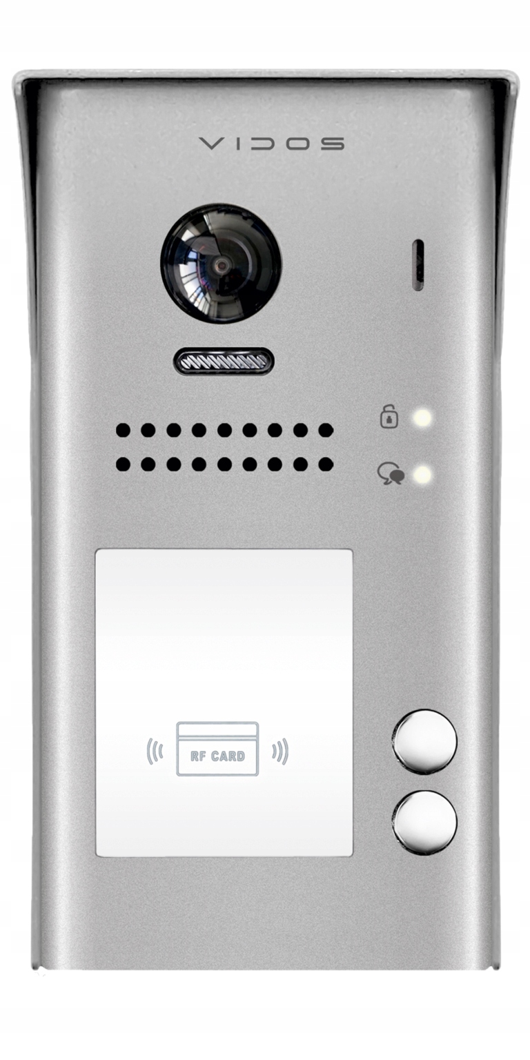 Videodomofon Vidos Duo S1102A Kamera Čtečka Rfid