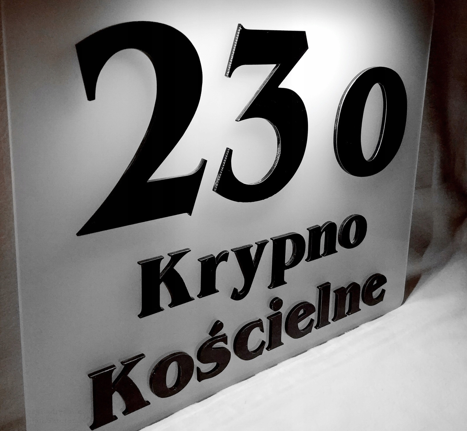 Tabliczka adresowa LED solarna, bateria słoneczna Kod producenta SOL01