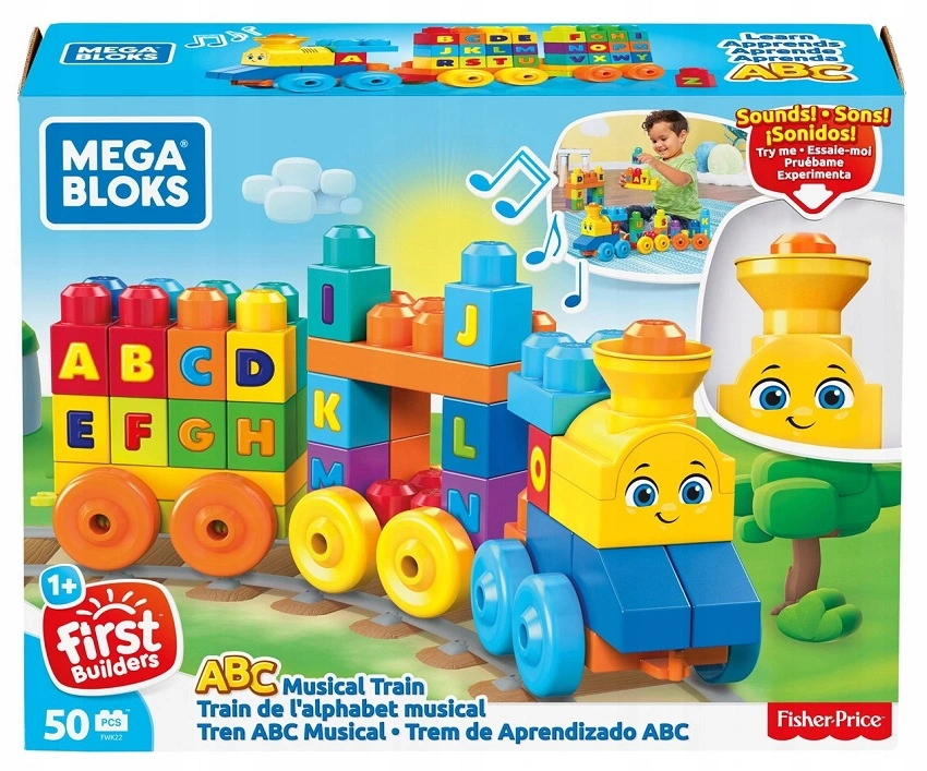 

Bloks Klocki Muzyczny Pociąg Abc FWK22