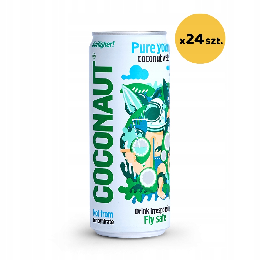 Přírodní kokosová voda 24x320 ml