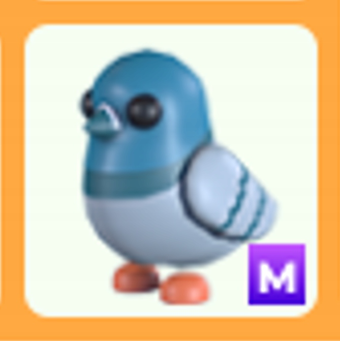 Rock Pigeon M mega neon - Roblox Adopt Me • Opinie - Allegro