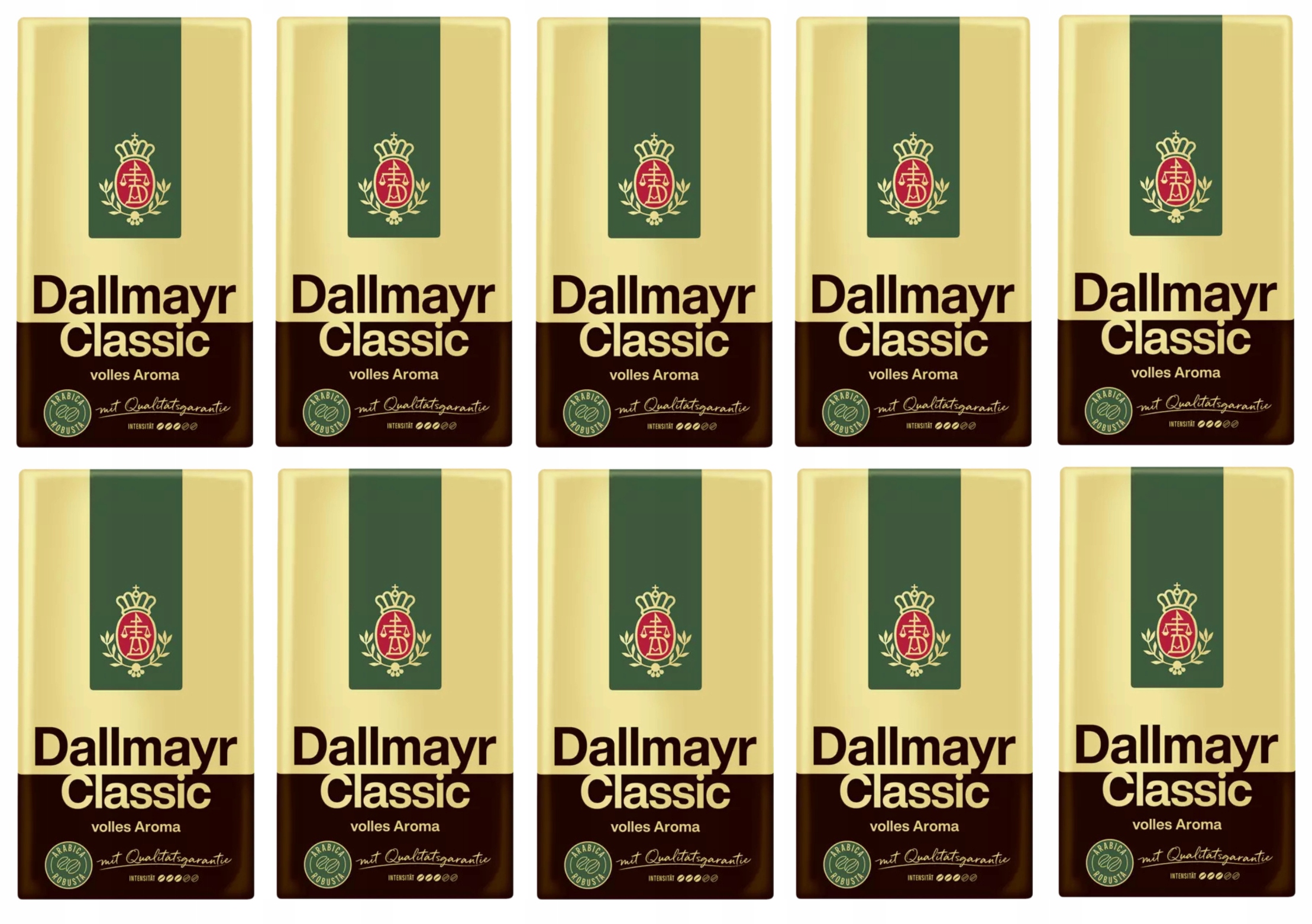 Zestaw 10 x Kawa mielona Dallmayr Classic 250g