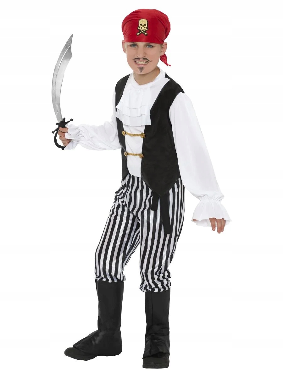

Strój Pirata Przebranie Pirat Kostium Piracki 134