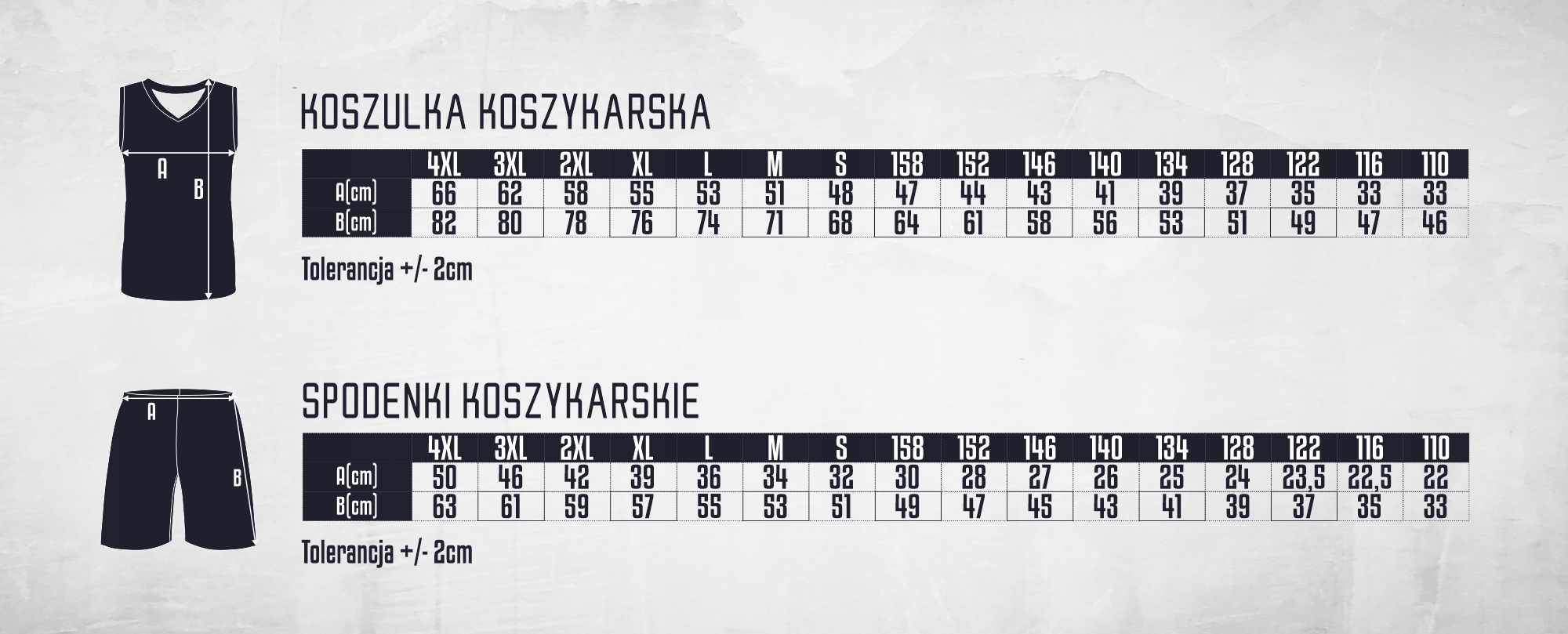 KOMPLET SPORTOWY KOSZYKARSKI PERSONALIZOWANY 107 Dekolt szpic
