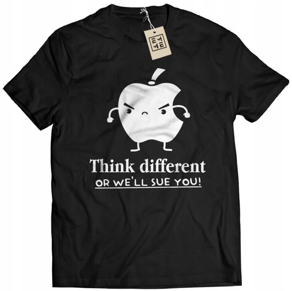 

Koszulka Think Different Jobs Apple Mac logo XL