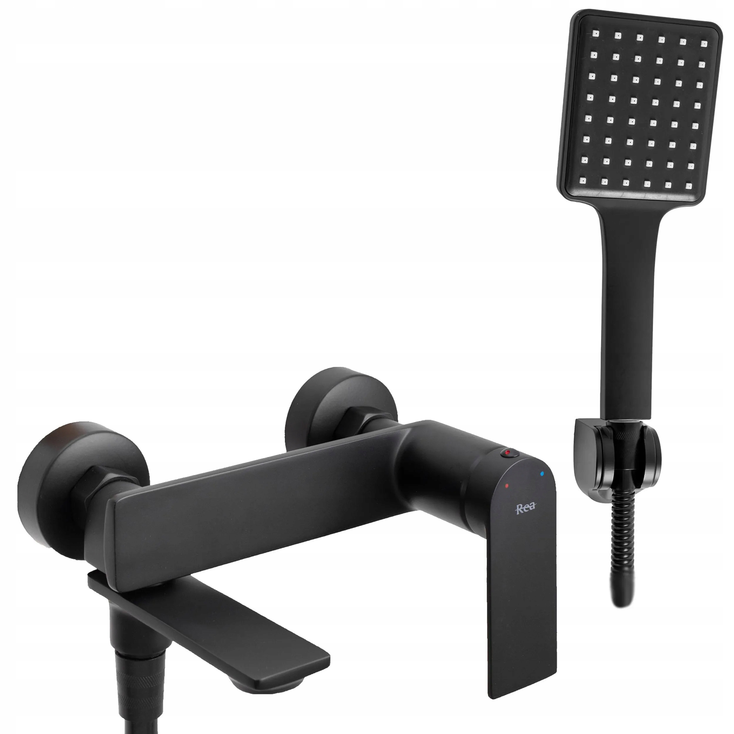 

Bateria Wannowa Rea Storm Black Słuchawka Wąż