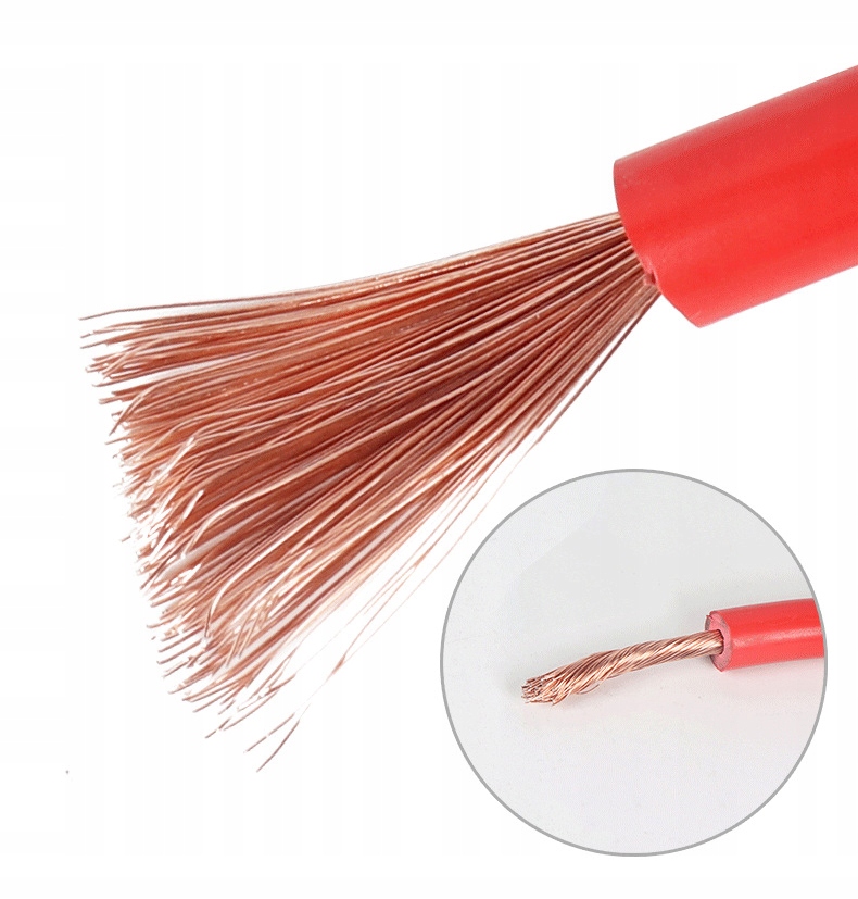 MOCNE KABLE PRZEWODY ROZRUCHOWE 4 metry Natężenie 1800 A