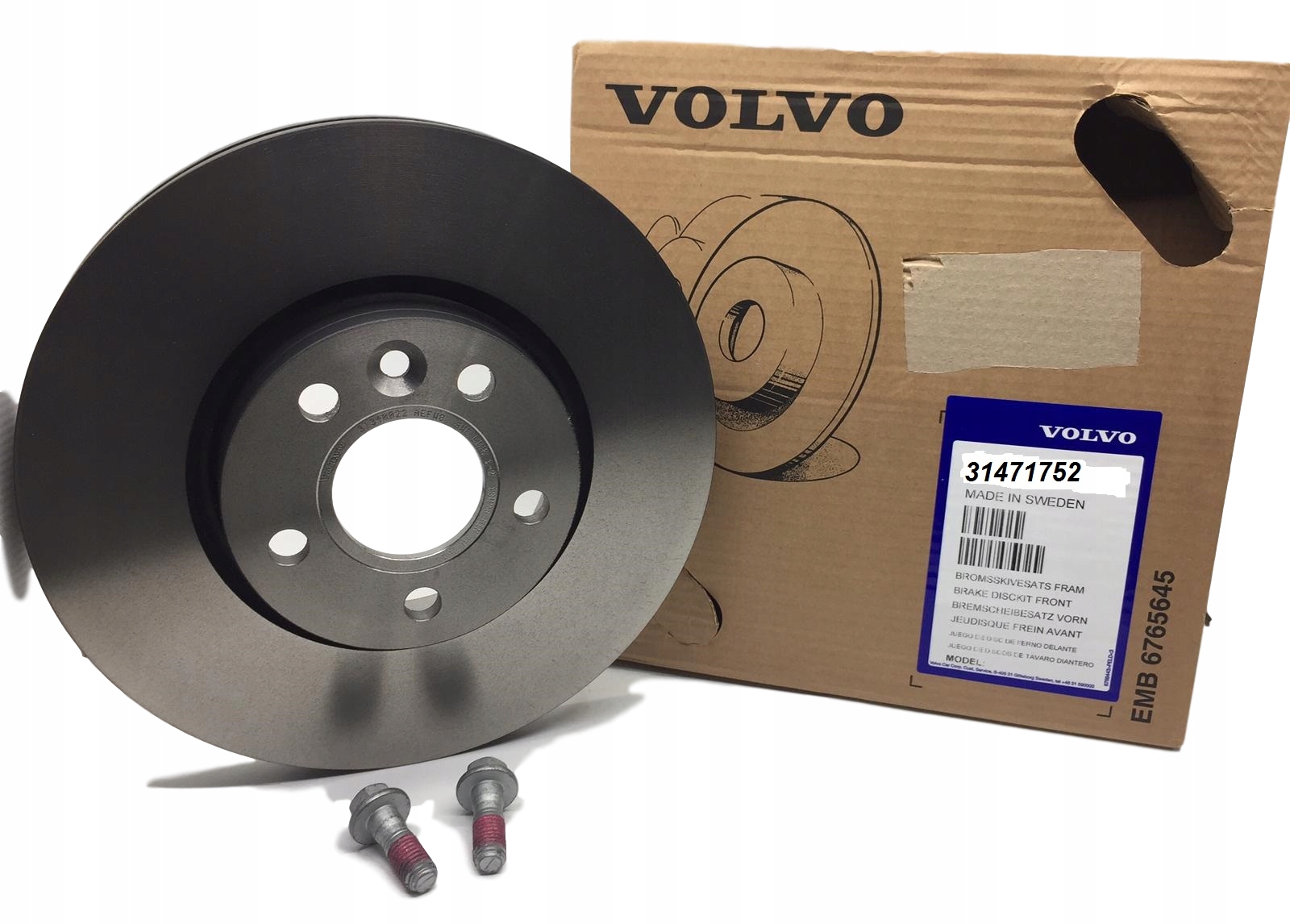 

Volvo S90 V90 XC90 oryginal tarcze hamulcowe przod