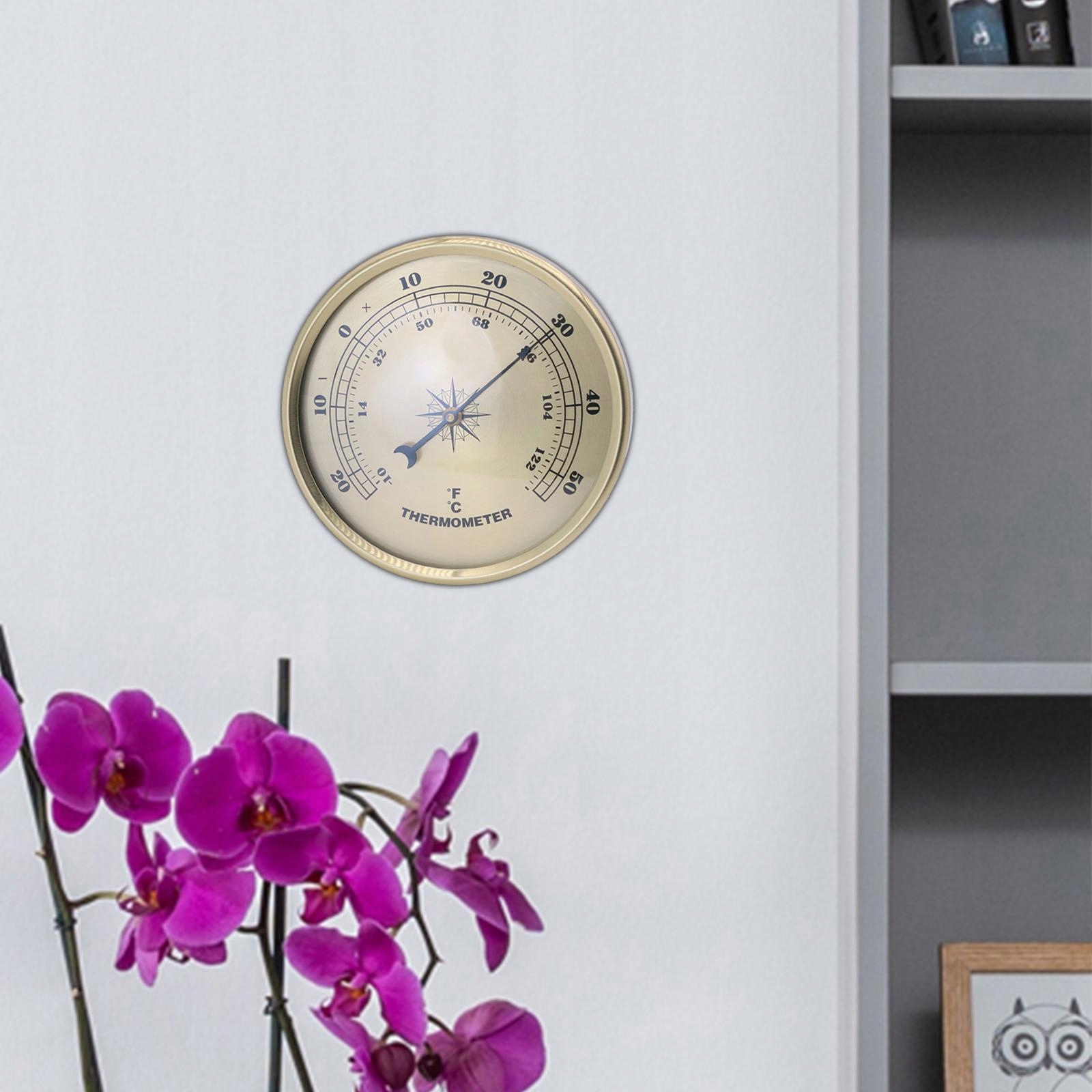 Okrągły termometr Higrometr Miernik wiszący na Szerokość 5 m