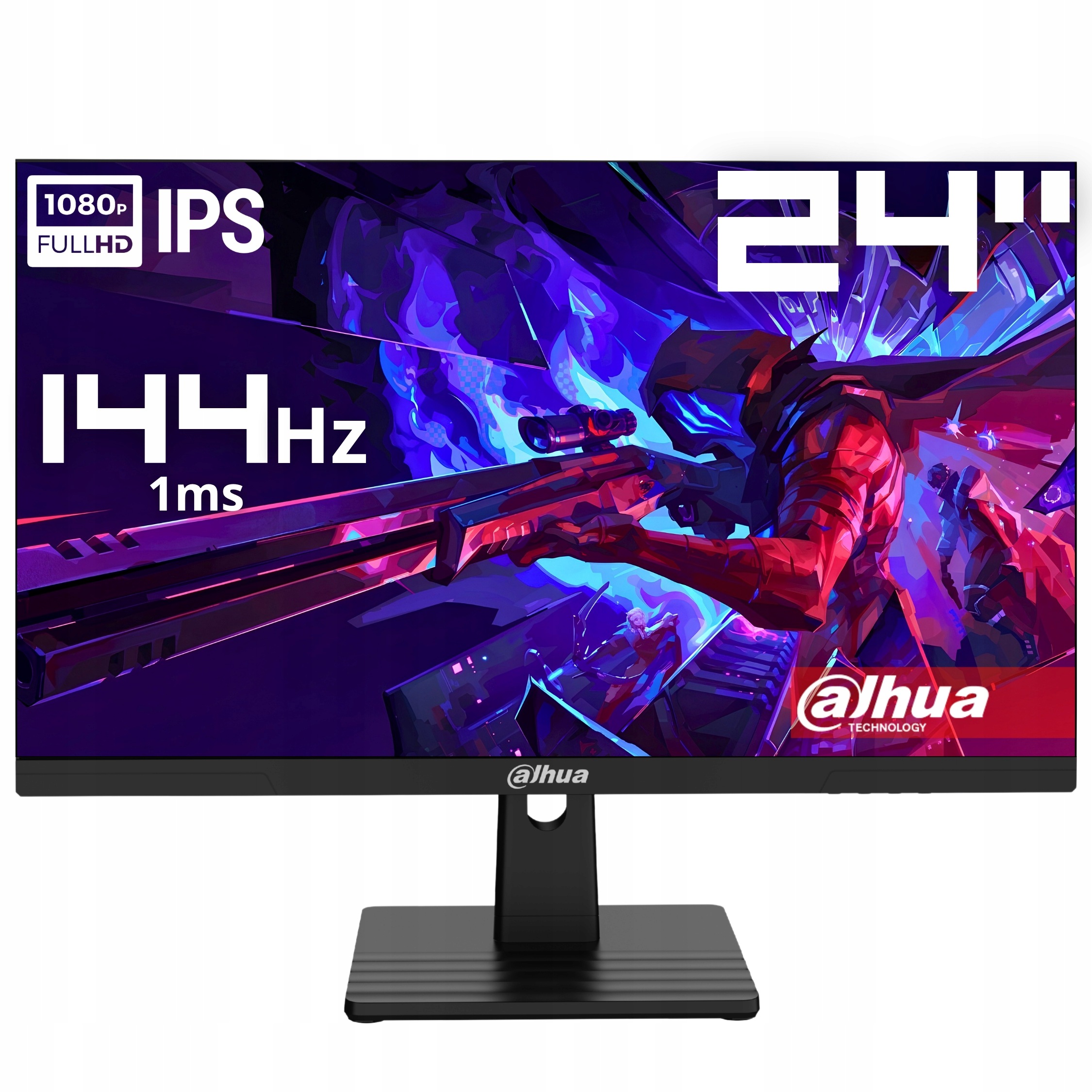 Herní monitor 24 Palců 144 Hz 1 ms Full Hd Ips HDR10 Bezrámečkový Led