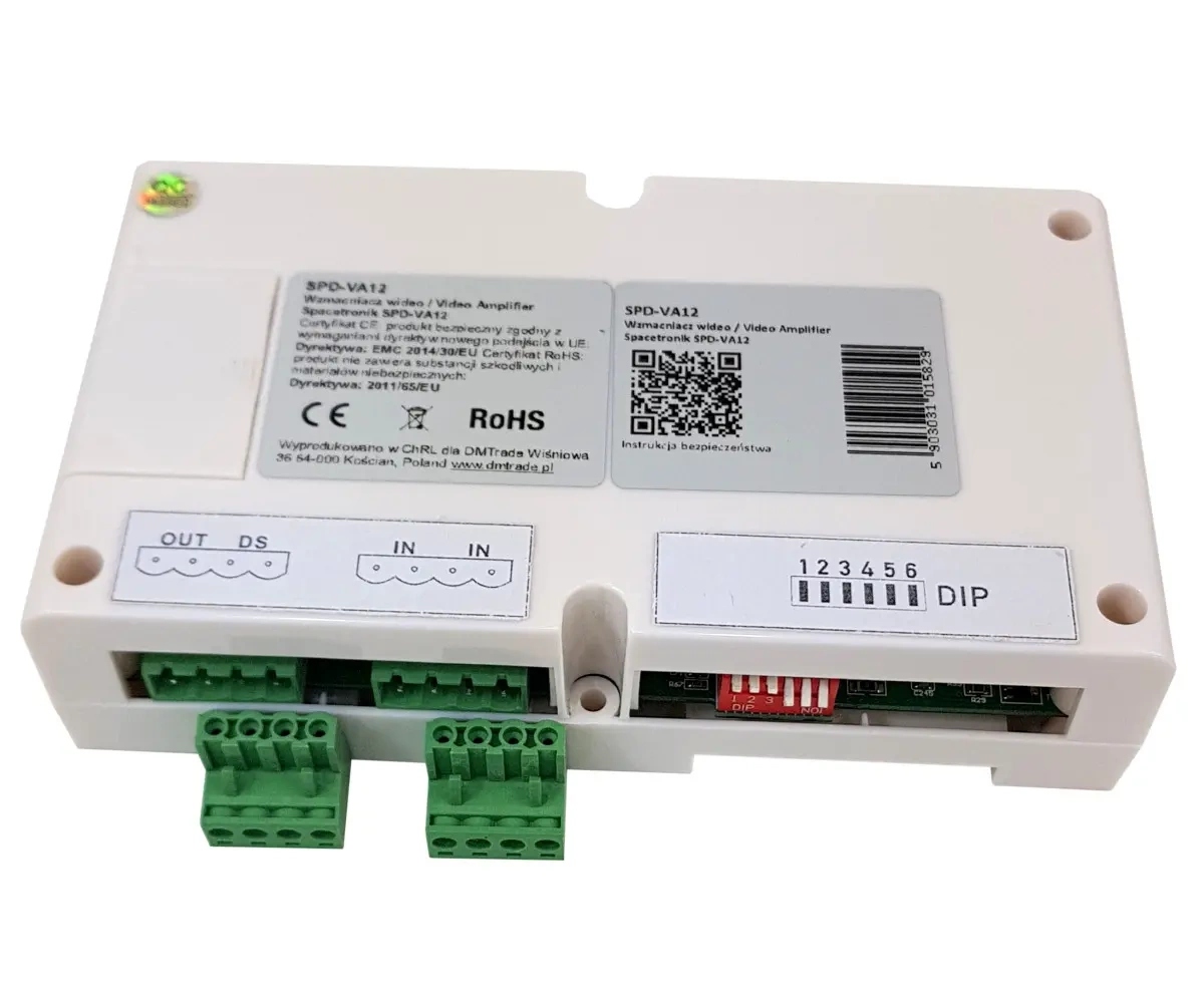 Video zosilňovač Spacetronik DiO signálu Plug-in 140 m pre videodomofón