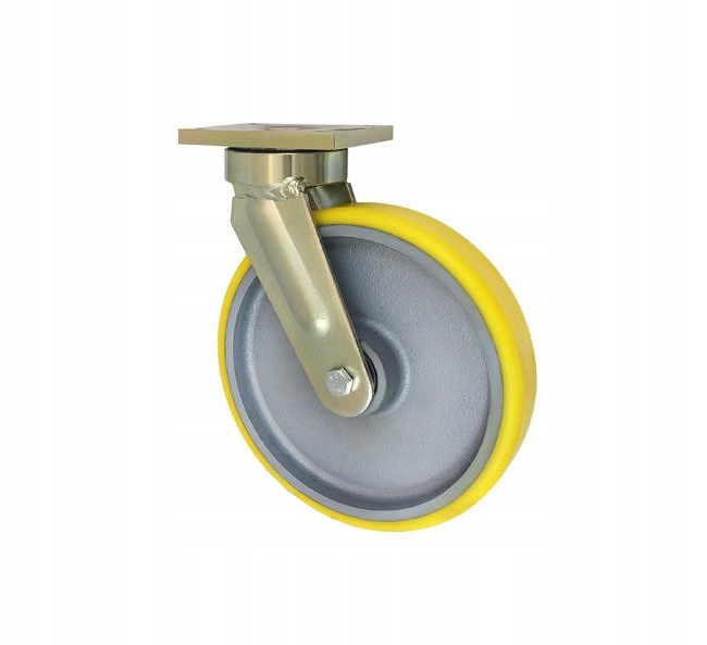 Litinovo-polyuretanové kolo v otočném pouzdře 92ZP pro zatížení S250