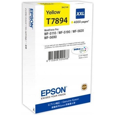 Tusz Epson (78XXL/T7894/C13T789440) žltý 4000 str