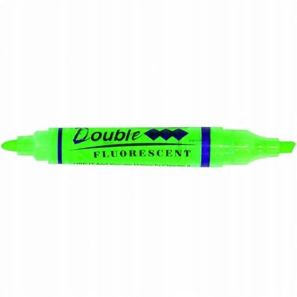

Zakreślacz Titanum Double point zielony fluo