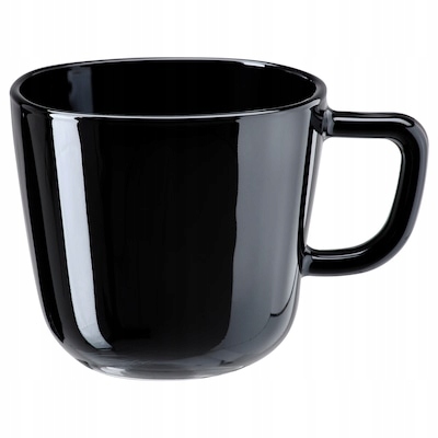 

Duży Kubek Czarny Z Uchem 370 ml Ikea