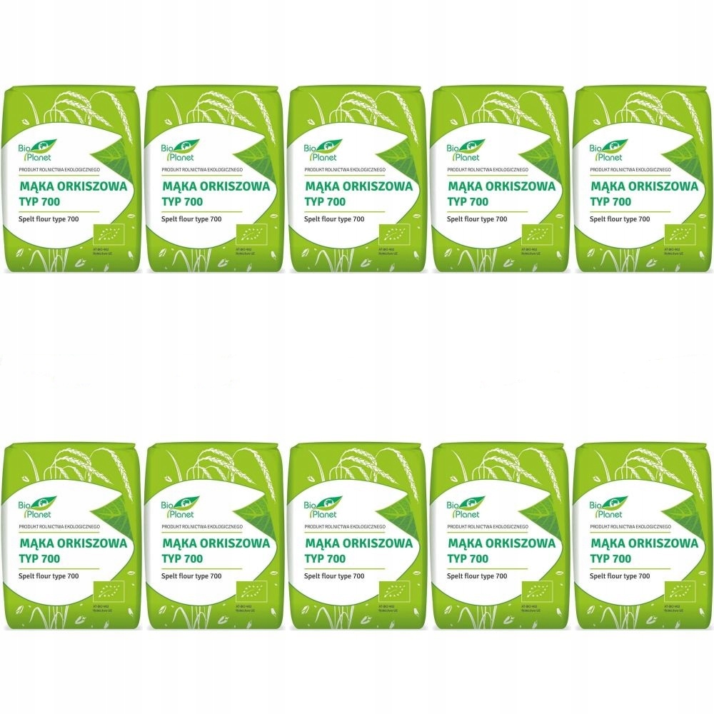 10 x Mąka Orkiszowa Typ 700 Bio 1 kg Bio Planet