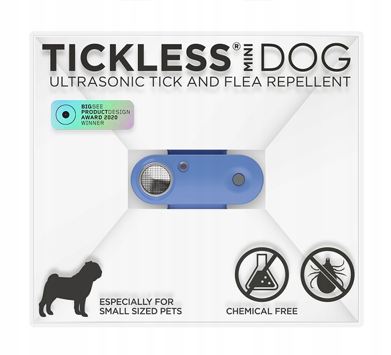 Levně Tickless Pet Mini Zařízení na ochranu proti klíšťatům blechami pro psy