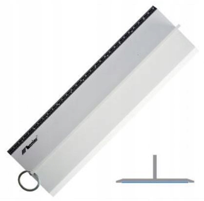 30370 PROFESJONALNA CIĘŻKA LINIJKA ALUMINIOWA 30cm
