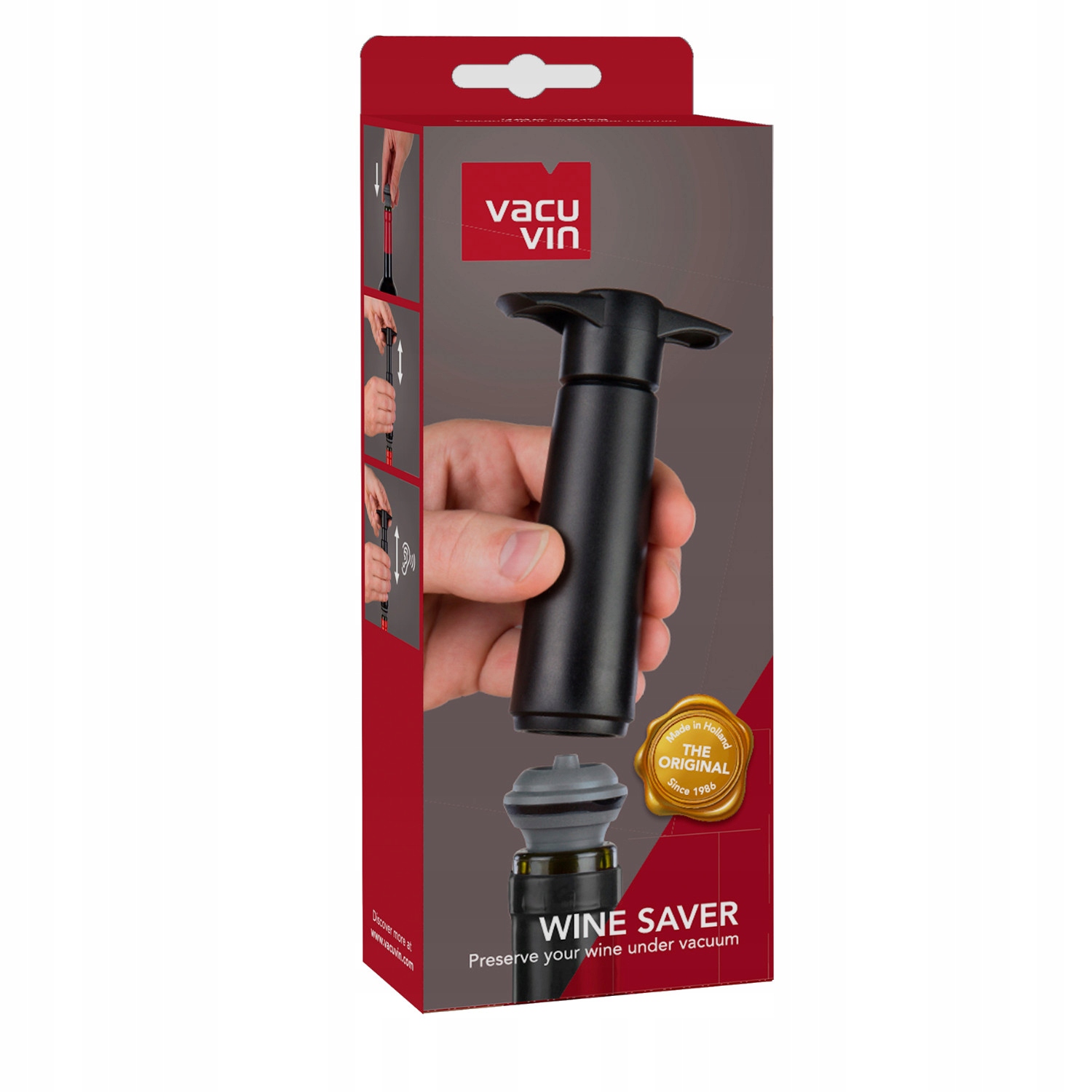 

Pompka VacuVin do wina z 2 korkami Nowy Targ