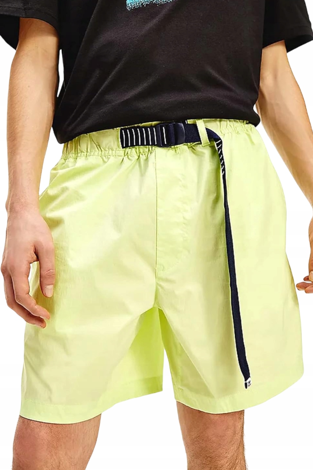 Kraťasy kraťasy Tommy Jeans plážové volné plavky seledinové vel. Xs