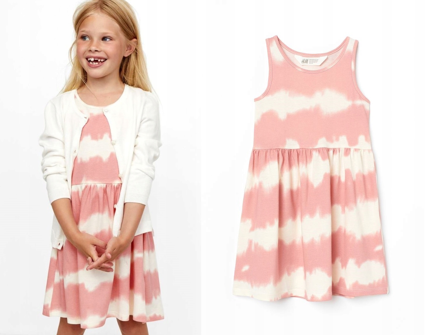 

Hm Kids Sukienka Ombre Acid 122 -128 6-8 Lat