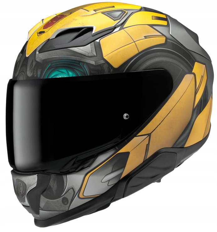 Hjc F71 Bumblebee Hasbro Yellow Čierna Motocyklová Prilba Integrálna Žltá