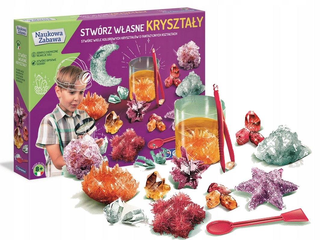 

Naukowa Zabawa Stwórz Własne Kryształy zestaw