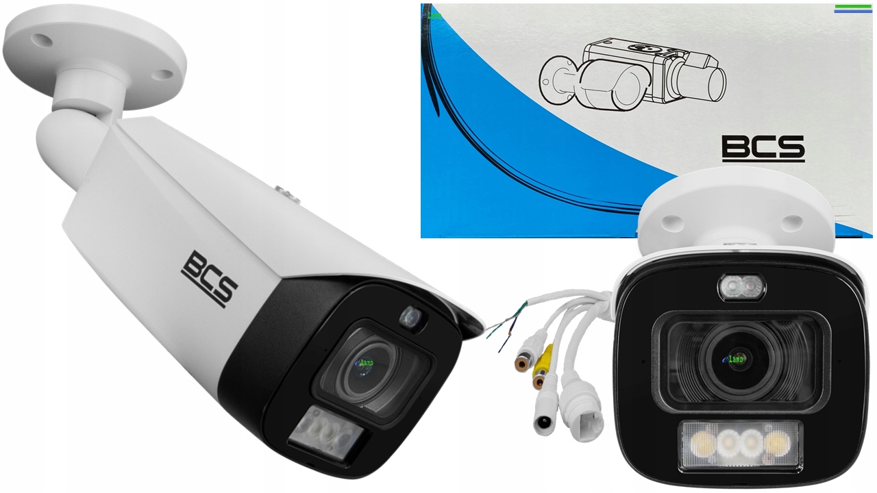 Kamera Ip BCS-L-TIP68VCR6L6-Ai1 8MPx, 2,8mm, NightColor, mikr i głośnik