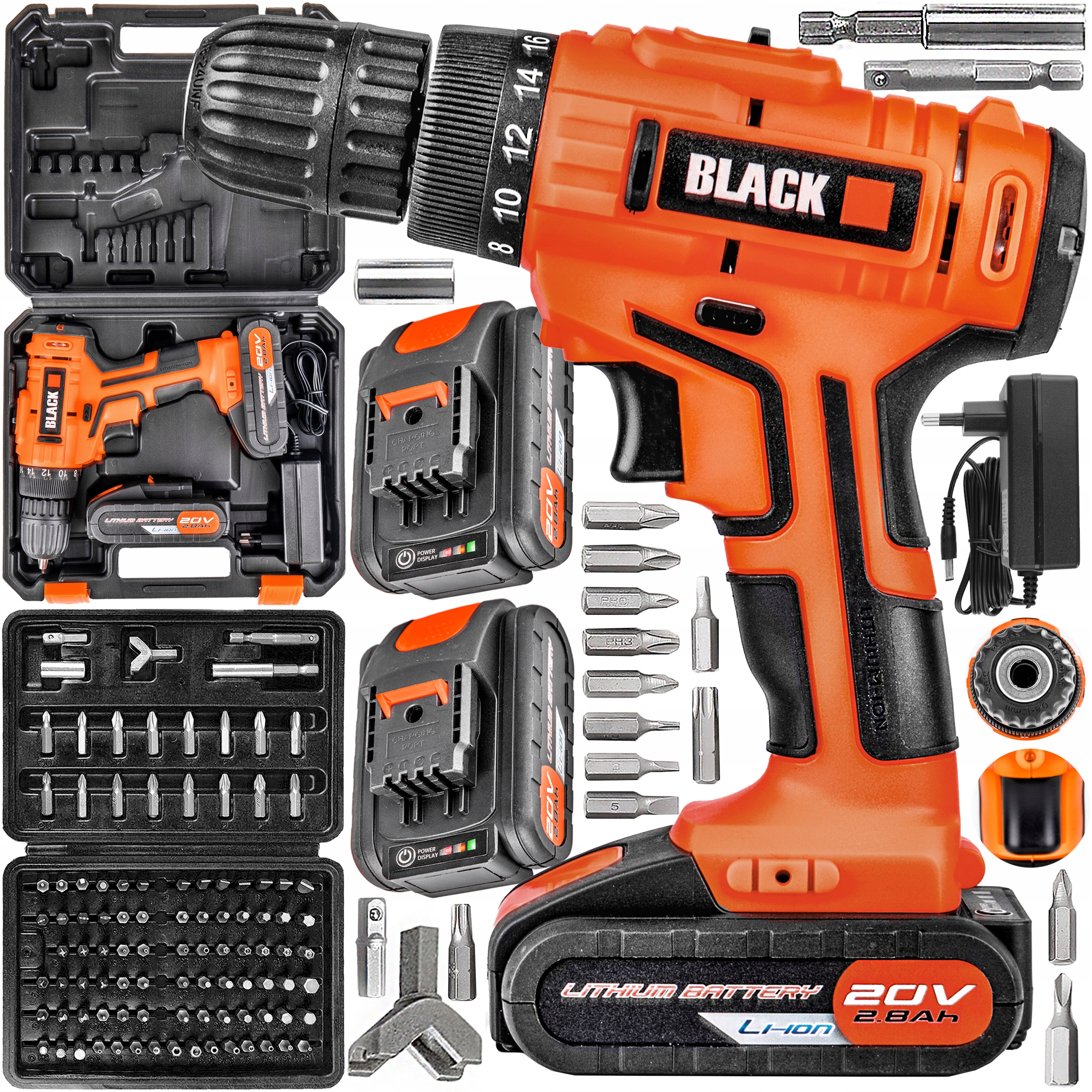 WIERTARKA WKRĘTARKA UDAROWA AKUMULATOROWA AKU BITY