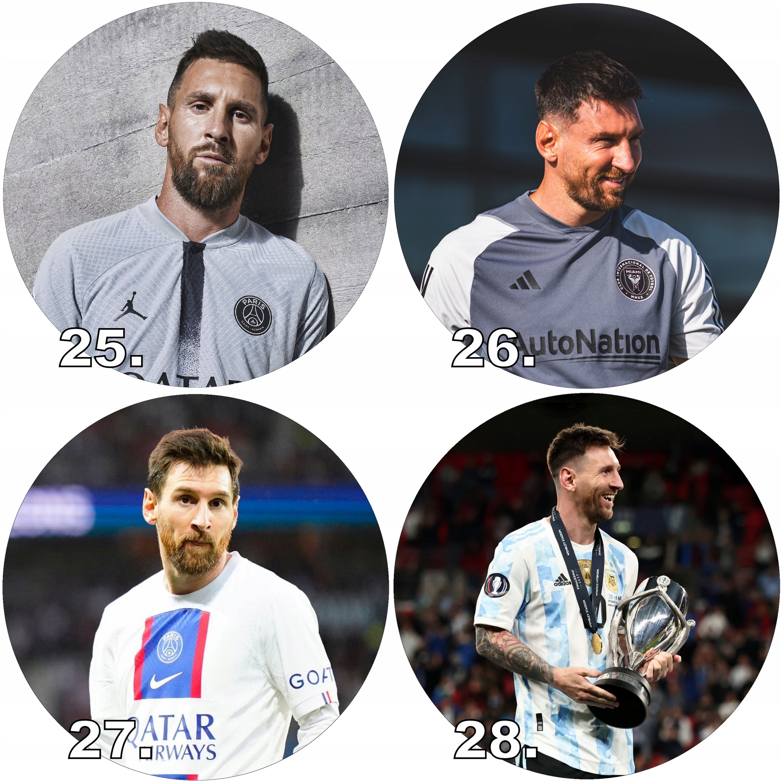 OPŁATEK NA TORT MESSI 17 CM +GRATIS -WYJĄTKOWY SMAK MISTRZOSTWA I GENIUSZU! Typ opłatek na tort