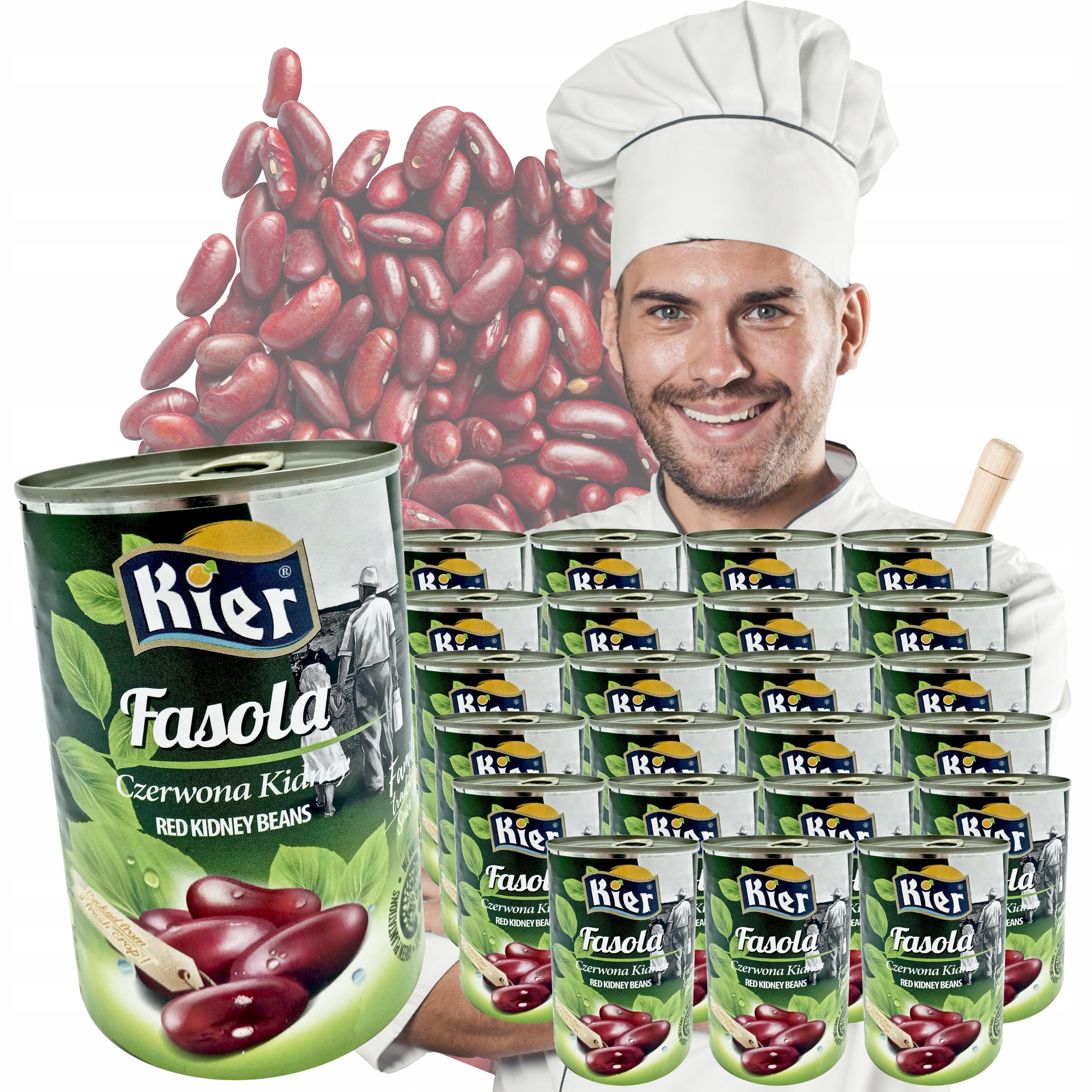 Červené Fazole Kidney 24X400G Plechovka S Fazolemi