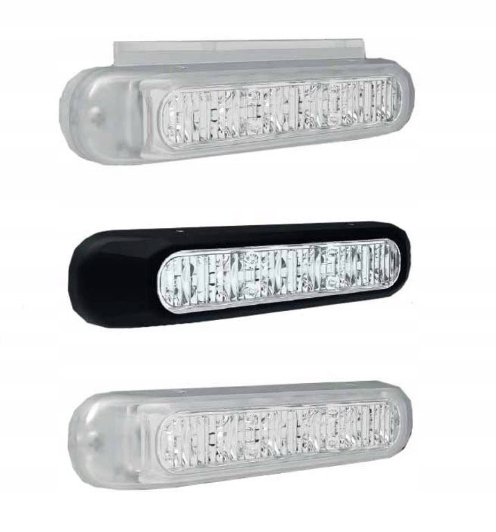 Led Lampa Pro Denní Svícení 12/36V Sada. Sada 2 Ks V Sadě Černé Oslonky A