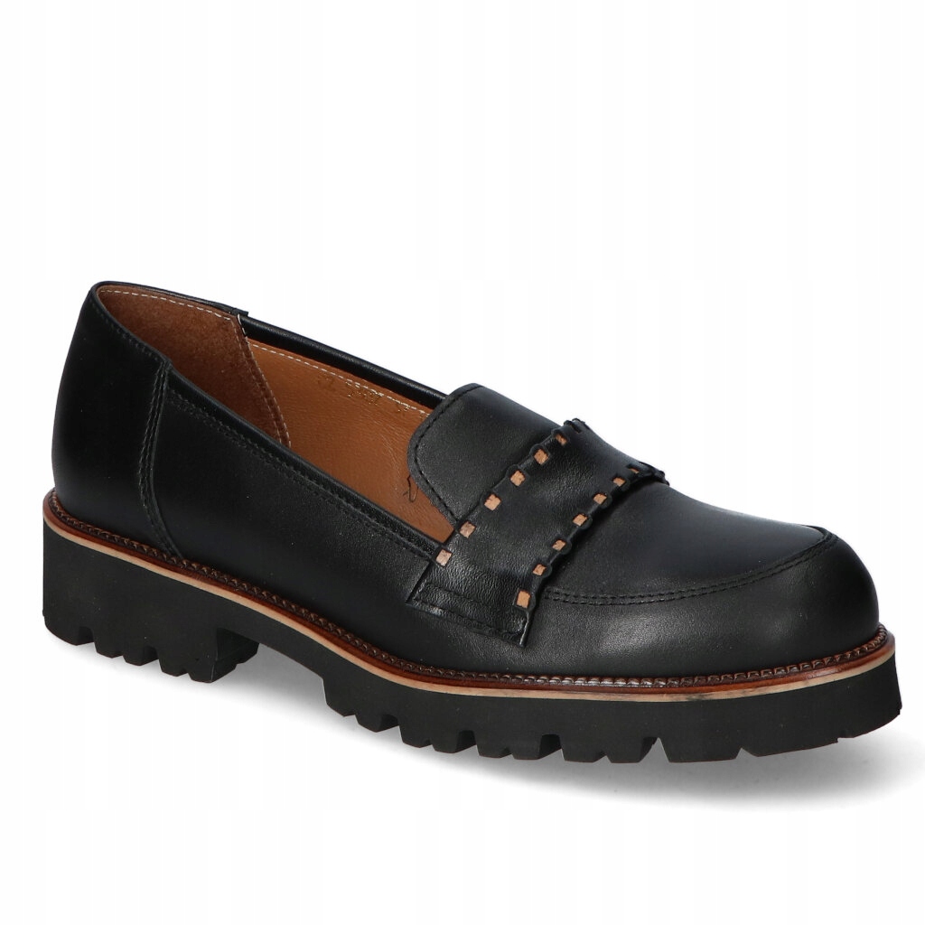 Mokasíny Gamis 5307 Černé Lico+Rudy