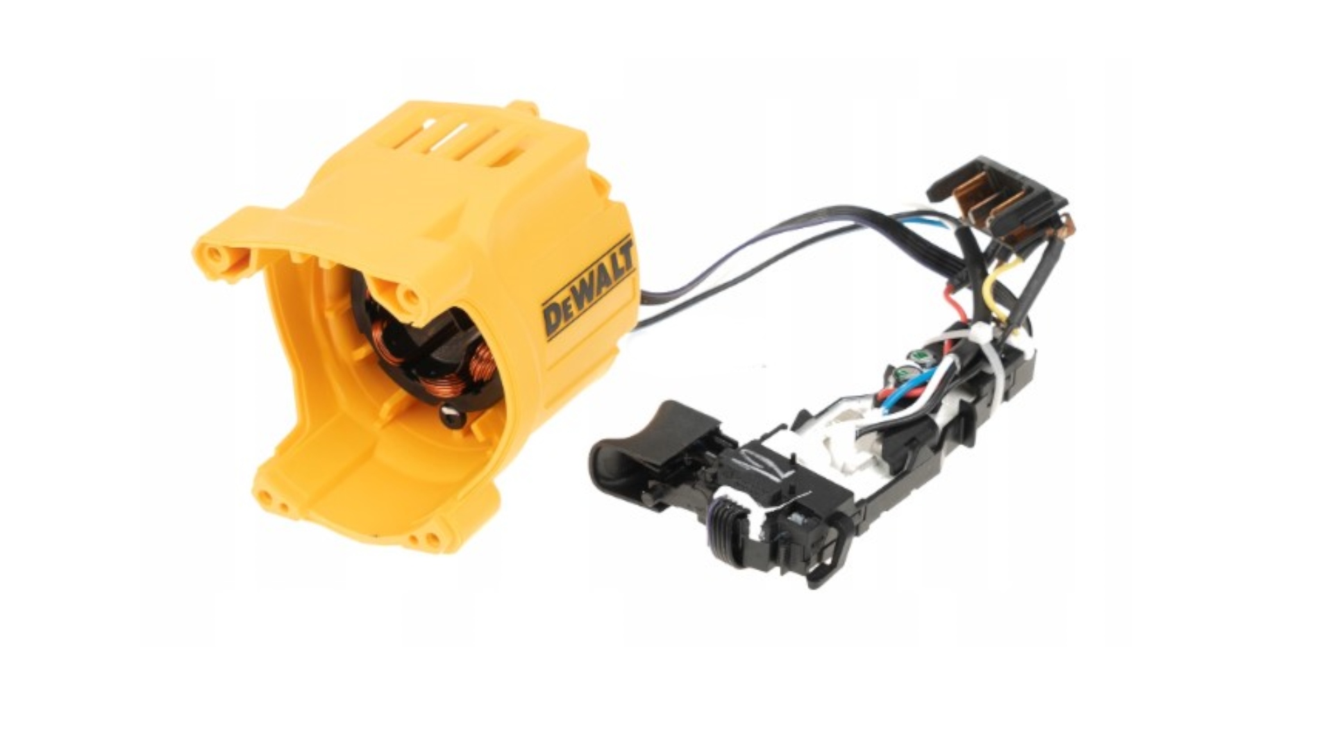 Elektronika, silnik, włącznik DeWalt DCH133