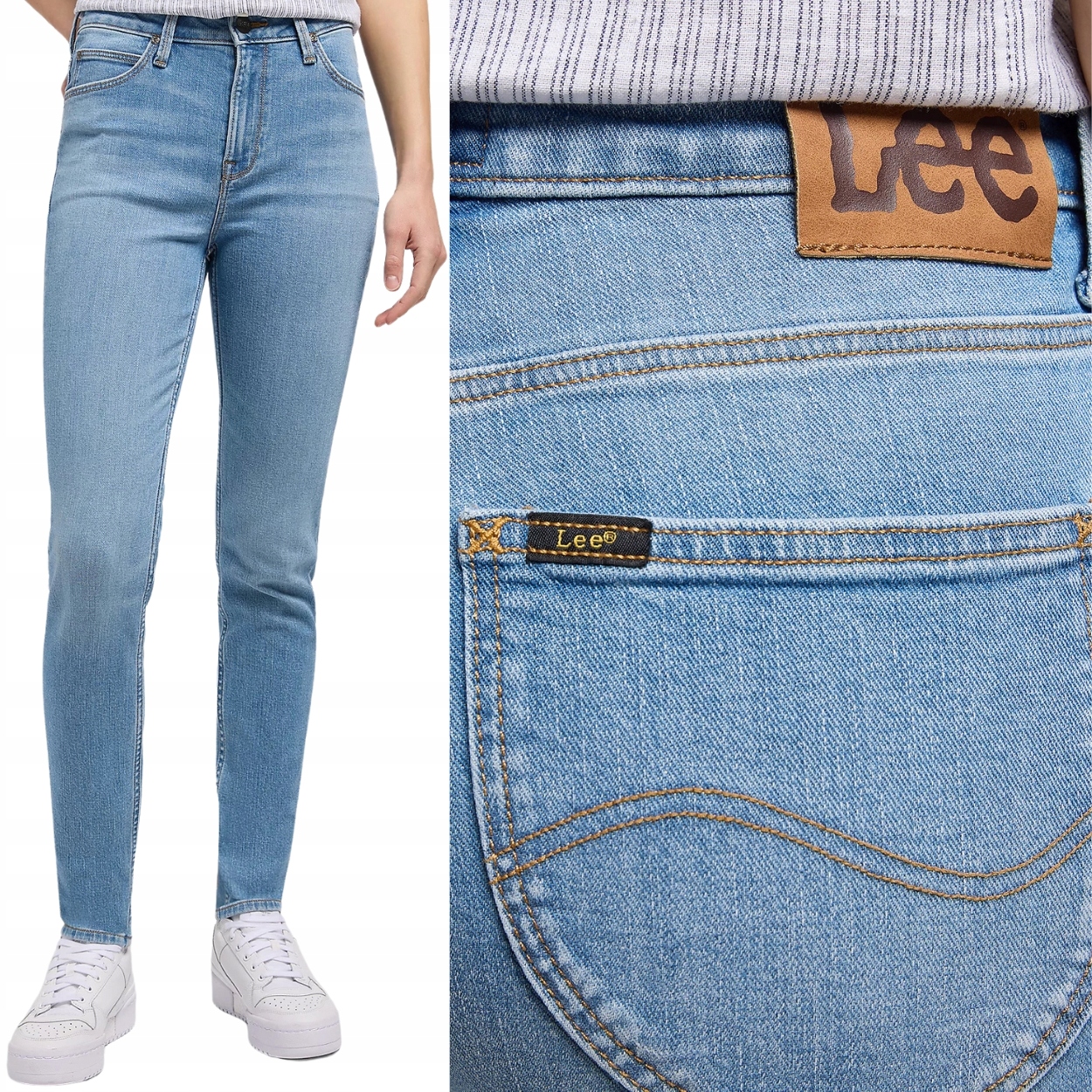 Lee Scarlett High Hyper vysoké dámské džínové kalhoty úzké nohavice W28 L33