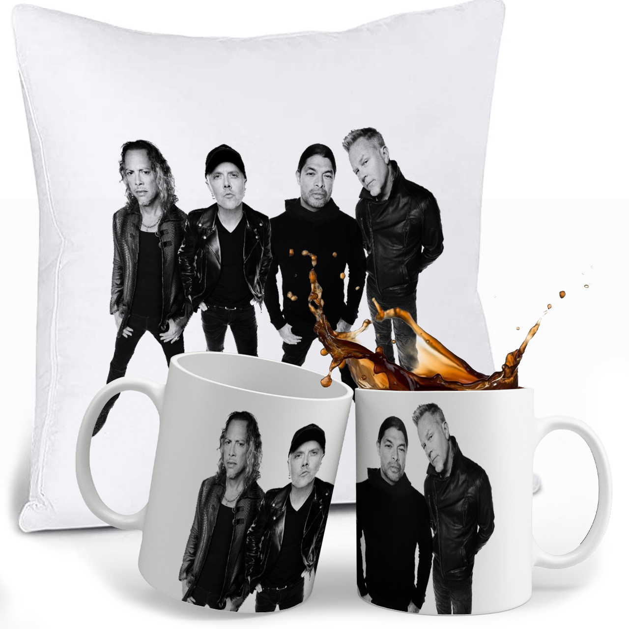 

Zestaw Metallica Kubek Poduszka Imie
