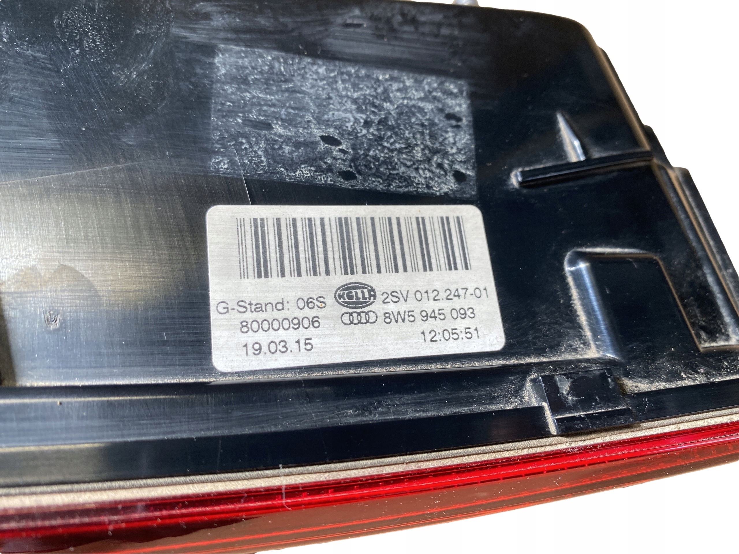 AUDI A4 8W B9 sedan light left rear part LED 8W5945093