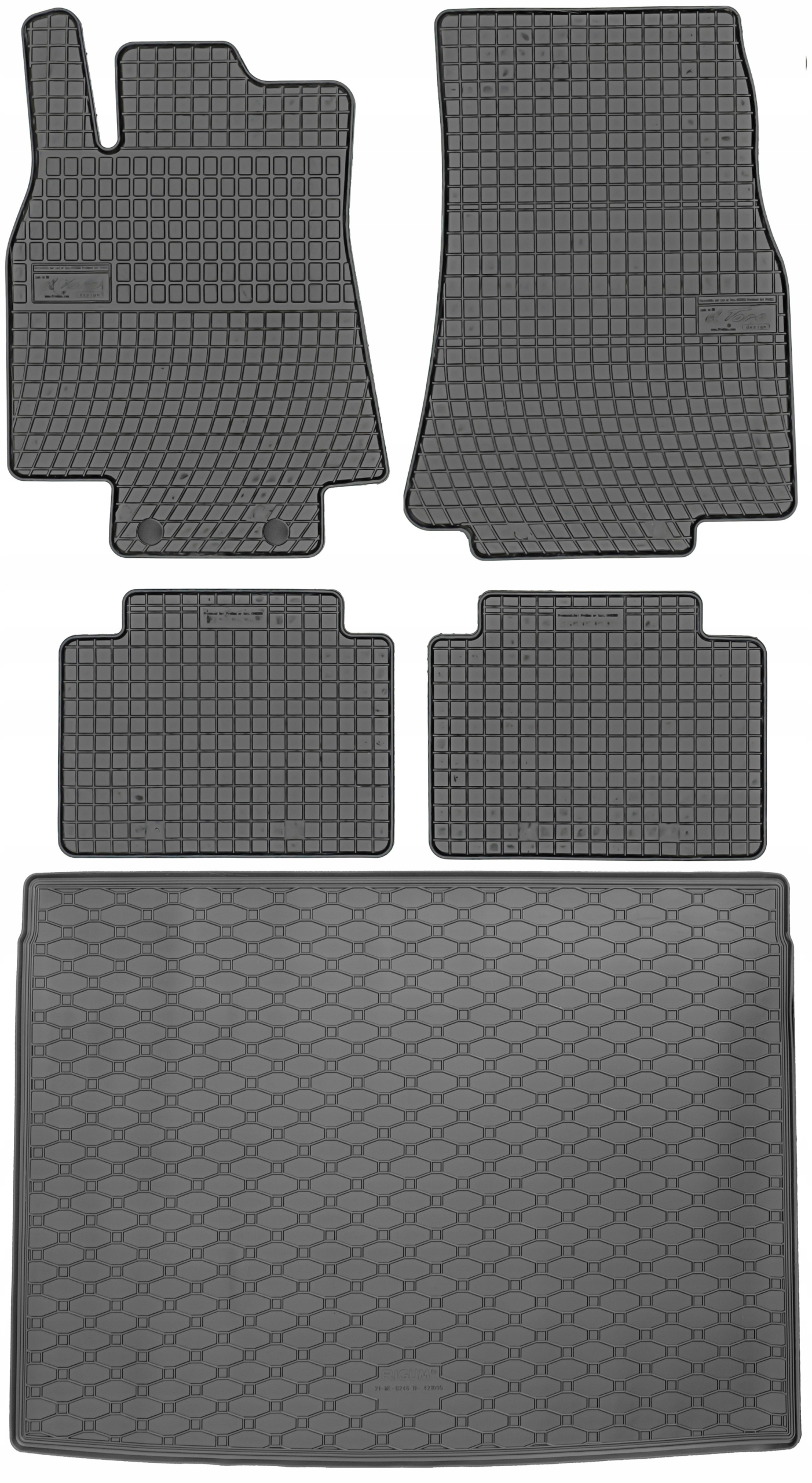 Mercedes B-klasa W246 Suv od roku 10.2011-12.2018 Sada Koberce batožinový priestor