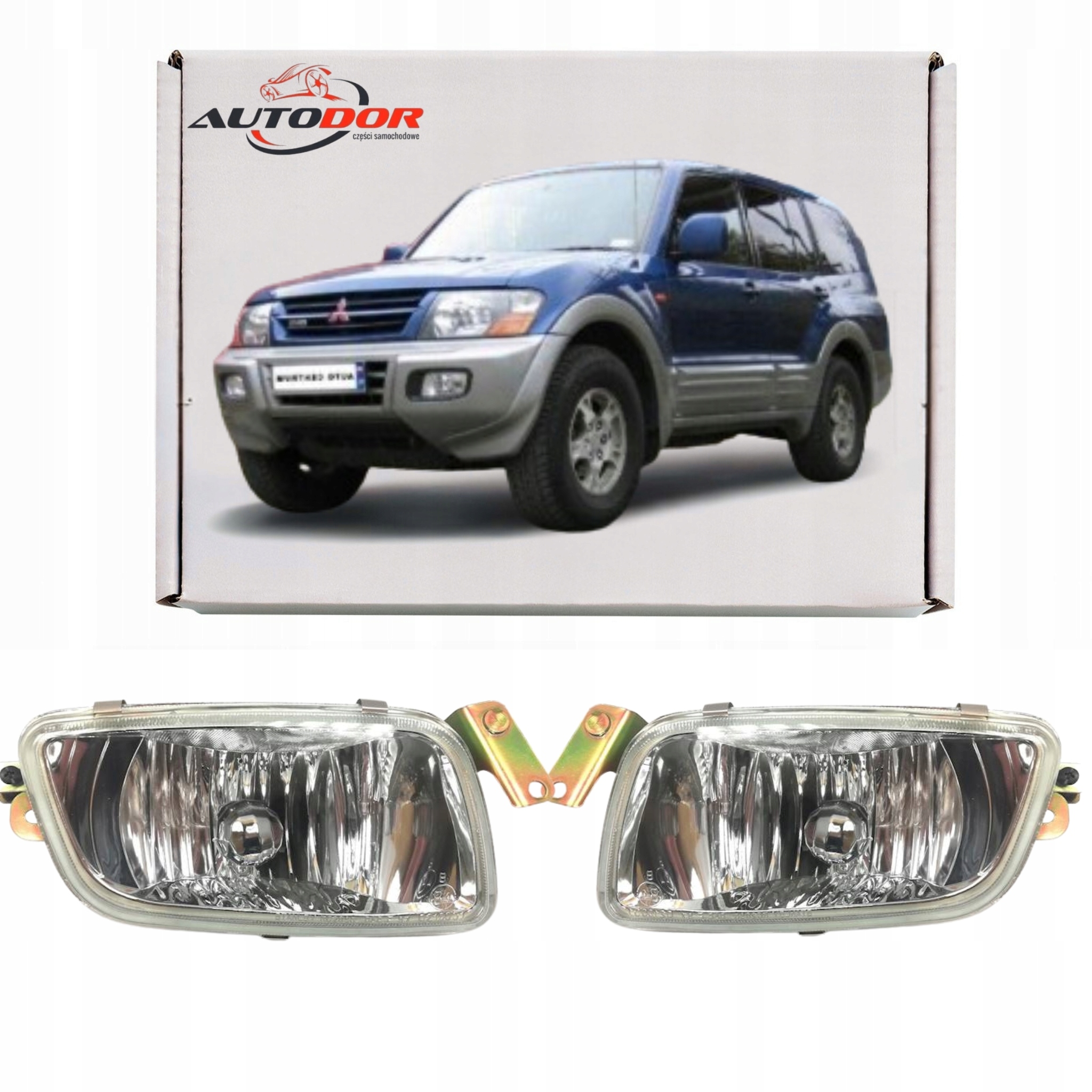 Mitsubishi Pajero Montero 01-03 Halogenové Mlhové Světlomety Levá Pravá