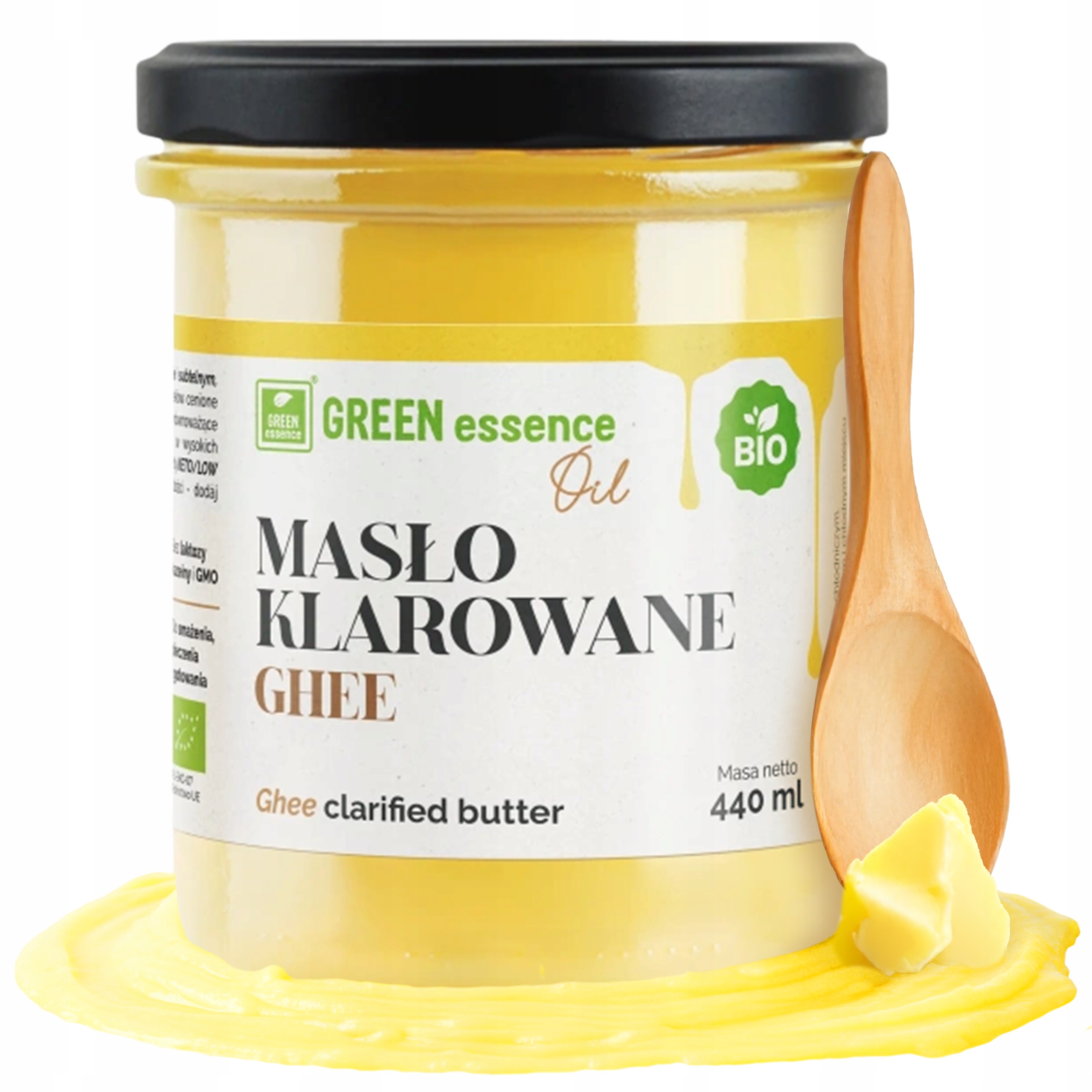 Klarované Maslo Ghee Bio přírodní 440 ml