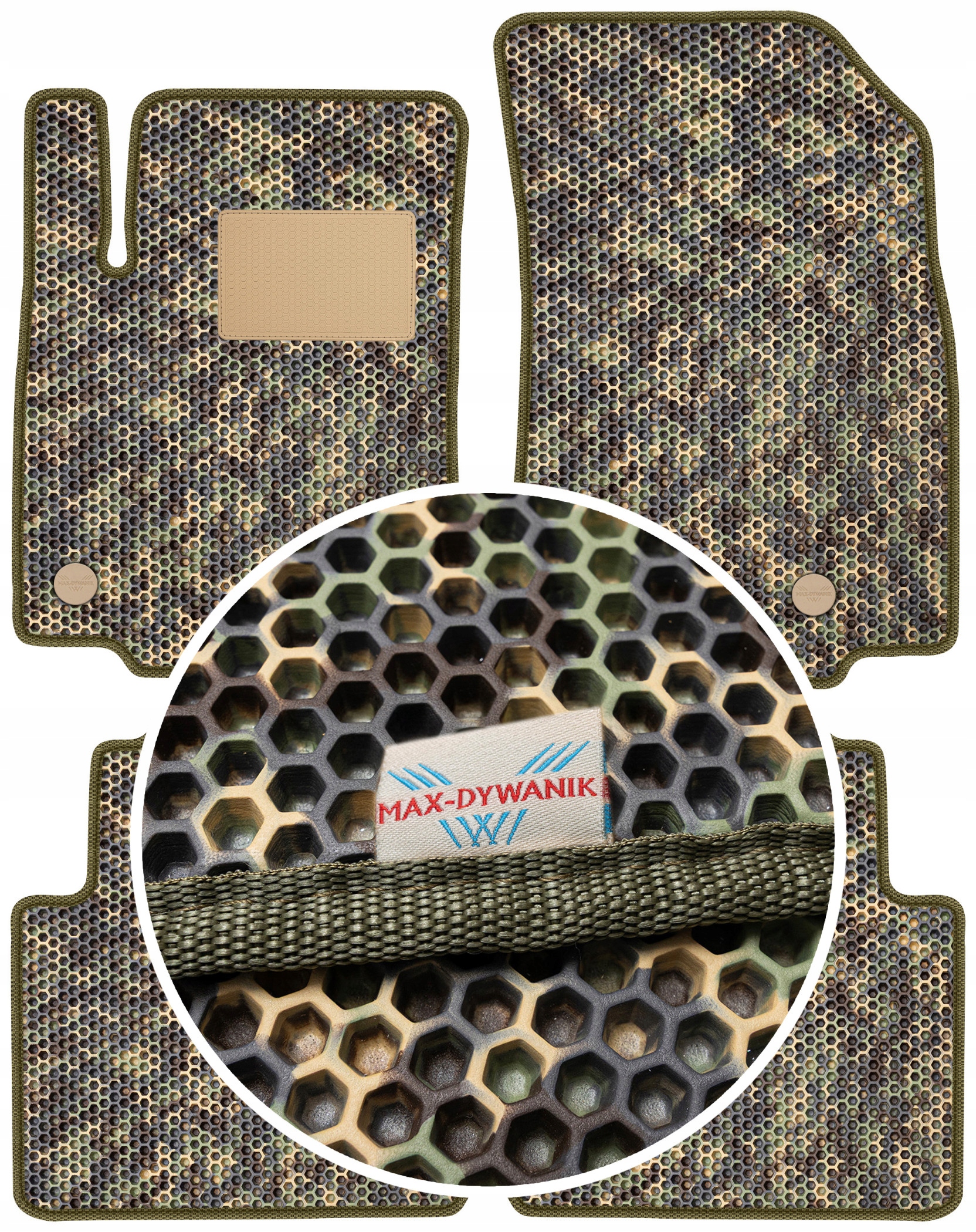 Citroen C3 Aircross 2017 Gumové rohože do auta Eva Moro