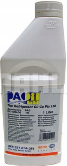 OLEJ DO KLIMATYZACJI PAO-OIL ISO 100-AA3 1L