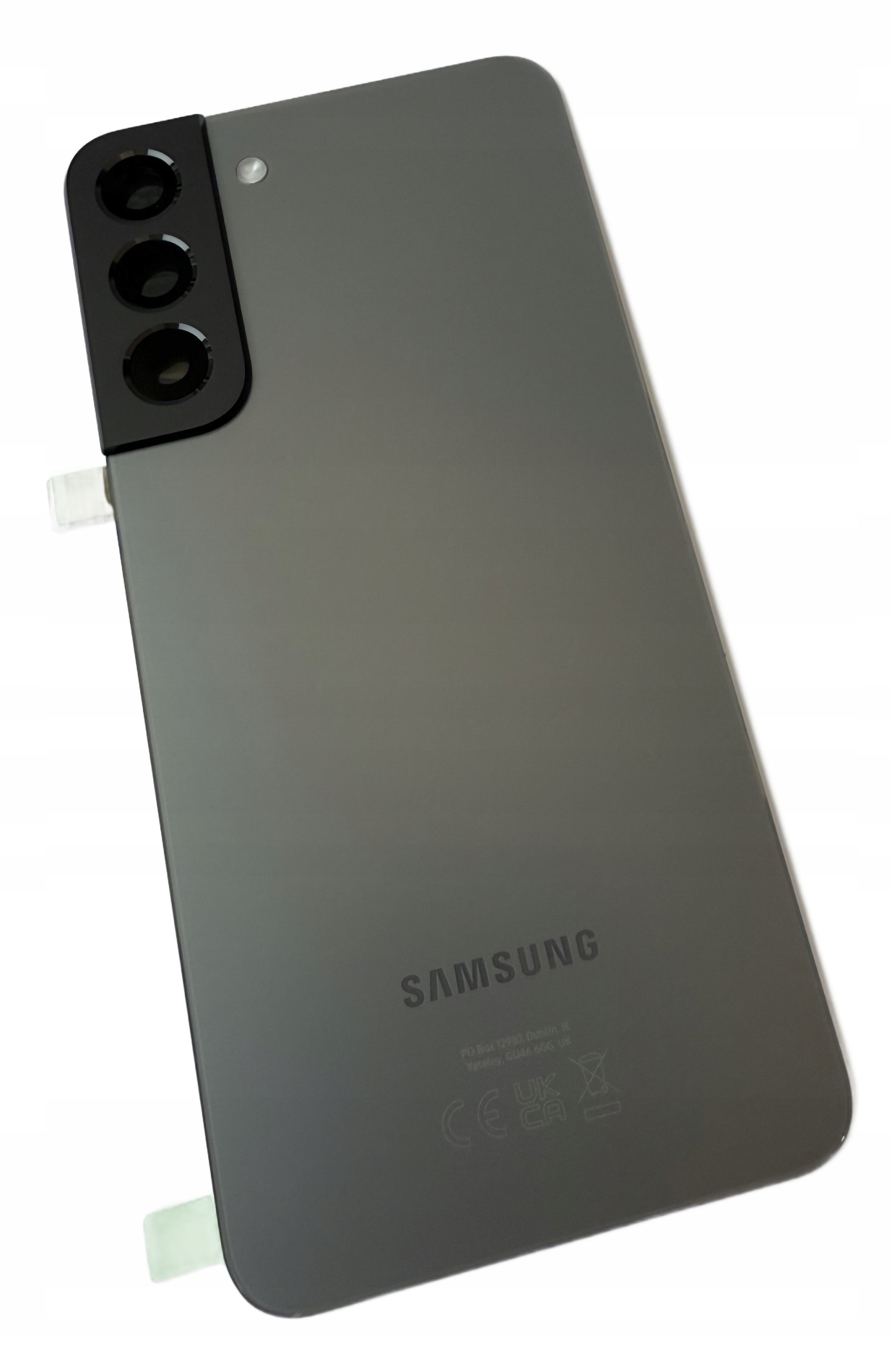 Org Klapka Originální zadní zadní kryt Samsung Galaxy S22+Plus 5G (SM-S906) šedá