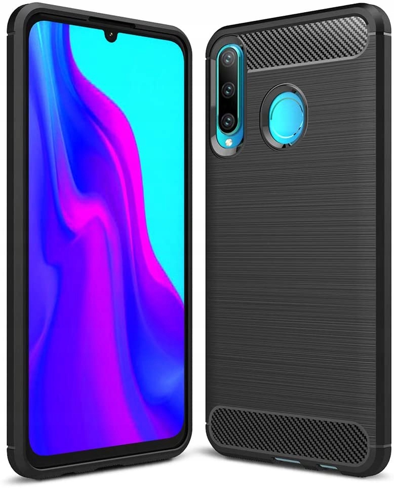

Etui Obudowa na Huawei P30 Lite Karbon Case, Szkło