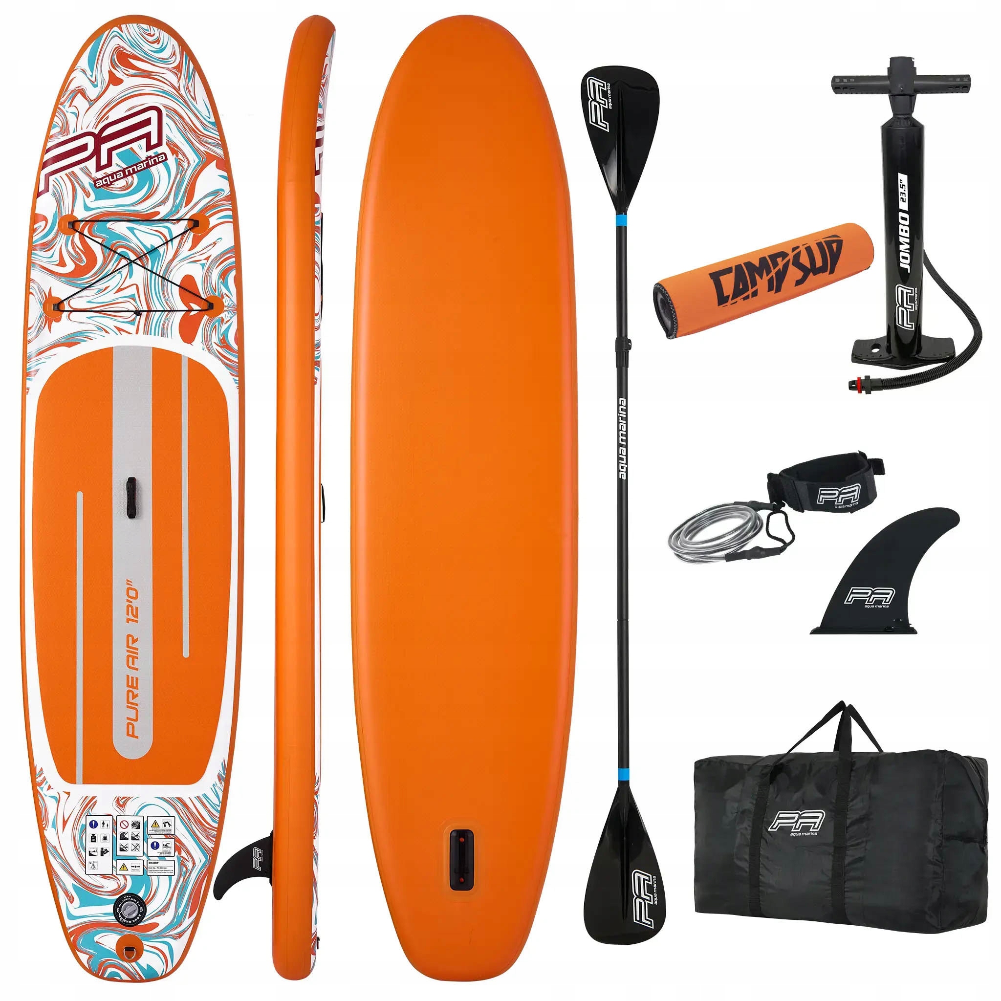Deska Sup Pompowana Aqua Marina Pure Air Coast 366cm Minicombo Bojka