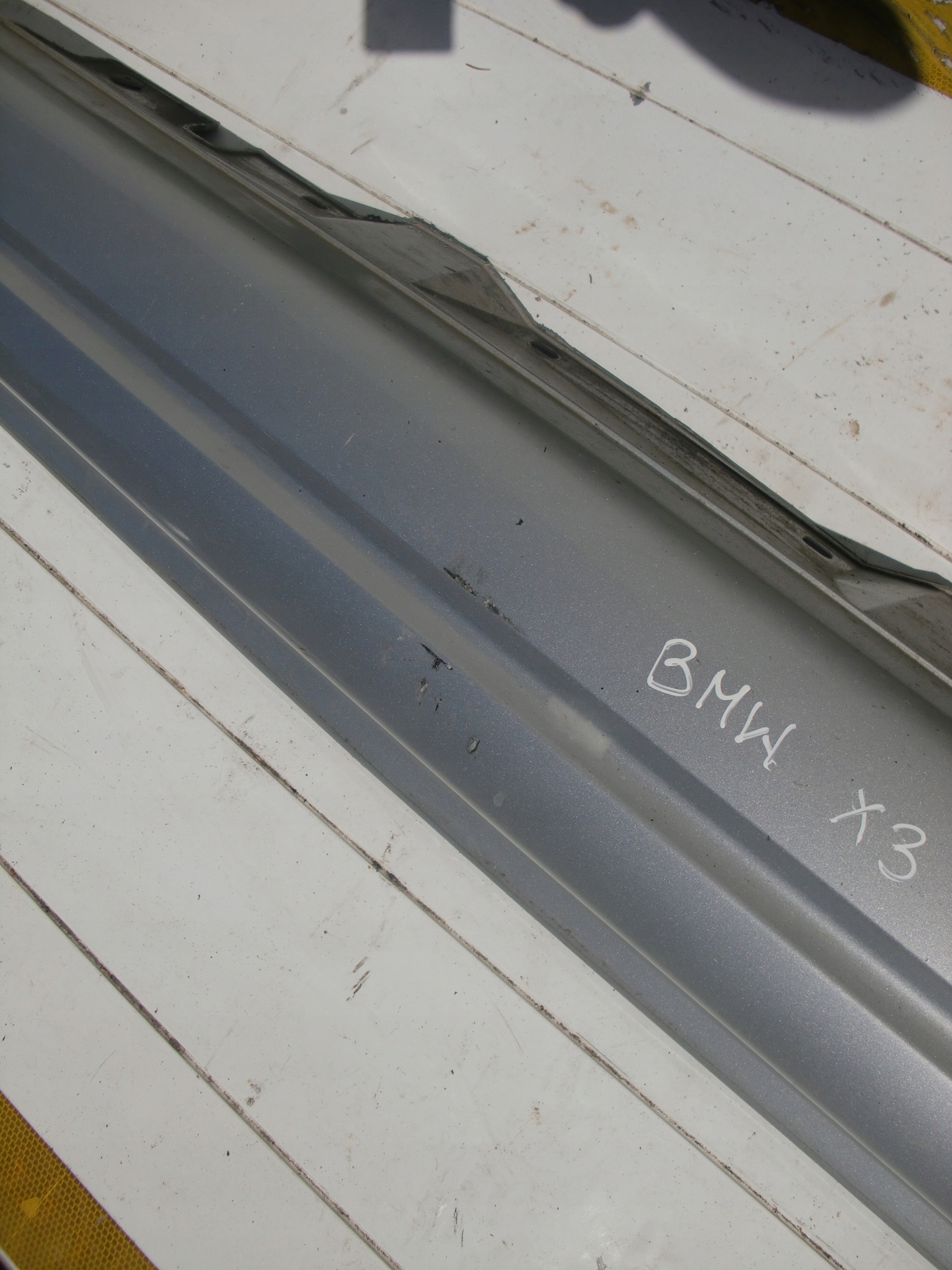 BMW X3 E83 moulding threshold for threshold left m-packet SREBRNA TITANSILBER