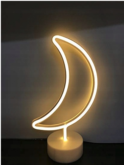 LAMPKA LED NEON-OWA 3D KSIĘŻYC MOON LAMPA BATERIE Kod producenta RE-012