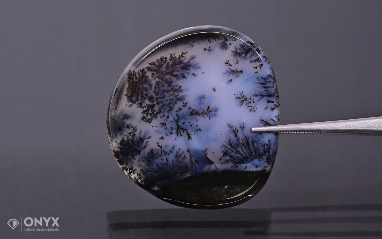 Dendritový achát z Kazachstánu nepravidelná destička