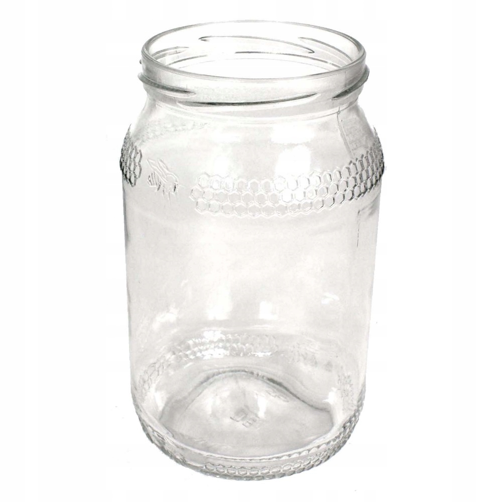 

Słoik 900 ml na wieczko fi82 Plaster Miodu 8sztuk